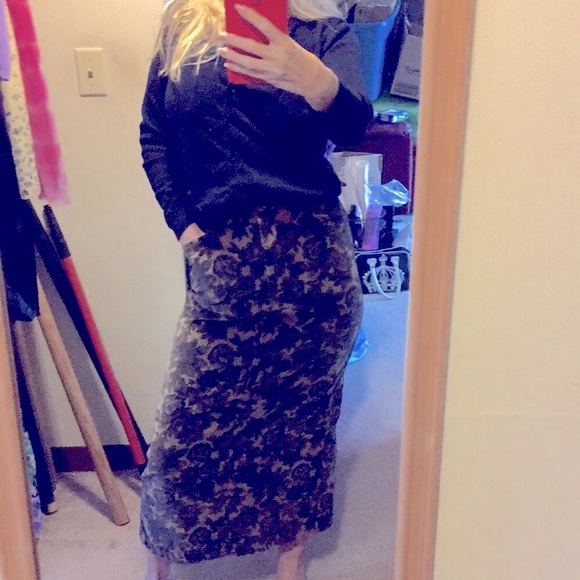 JONES NEW YORK RETRO MAXI PENCIL SKIRT 2P - Picture 4 of 11